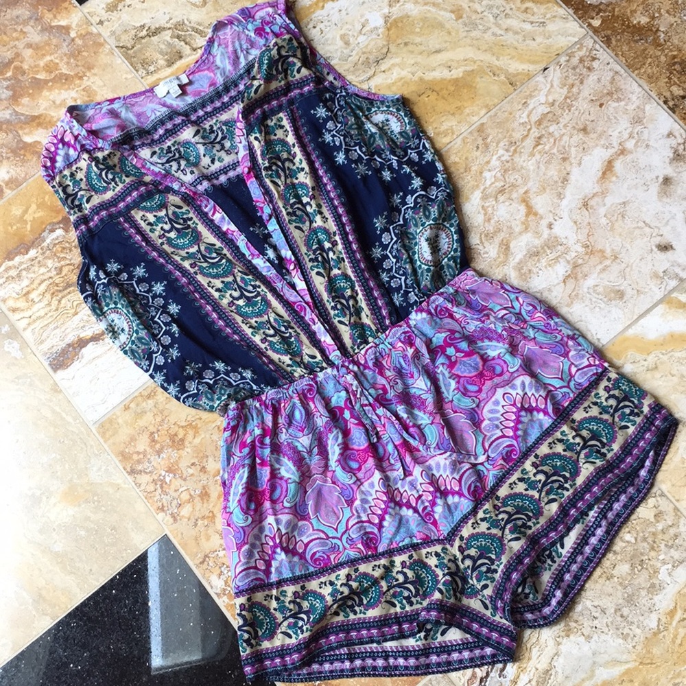 Umgee Supersoft Cotton/rayon elastic waist print